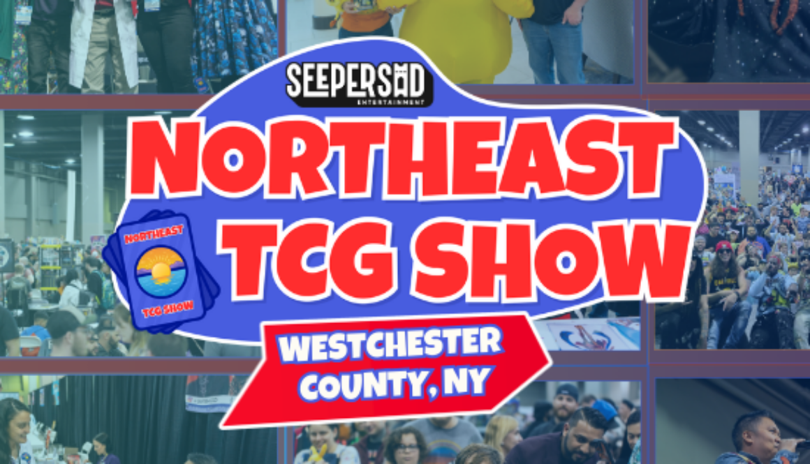 photos of panels and meet and greets at trading card show