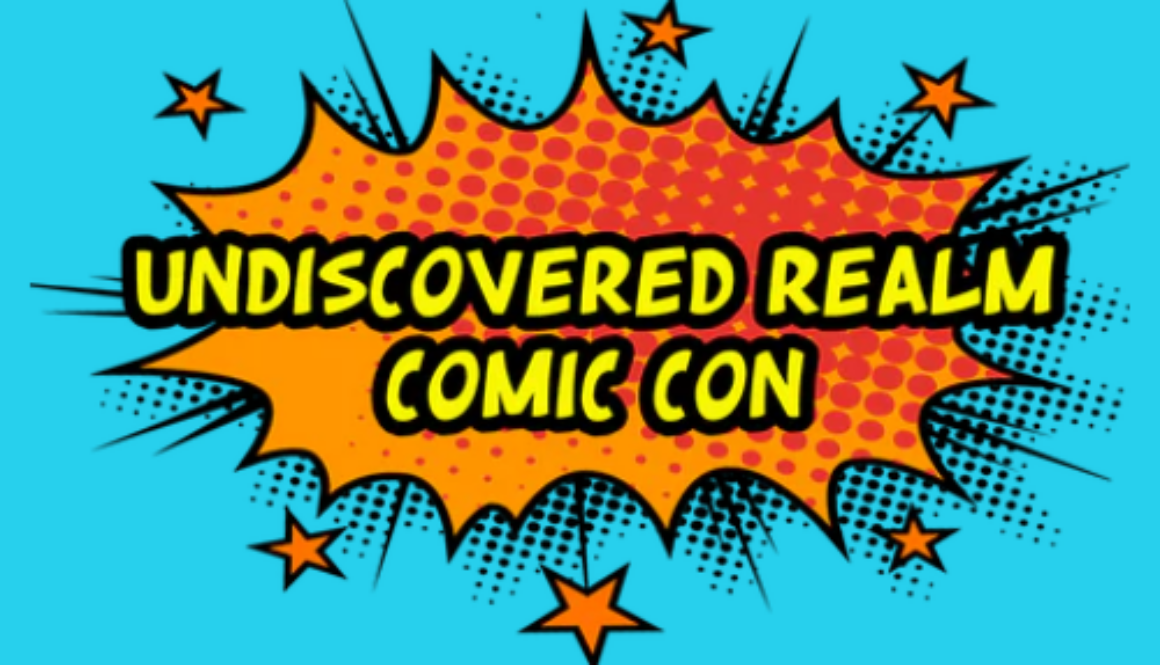 cartoon burst of comic con title